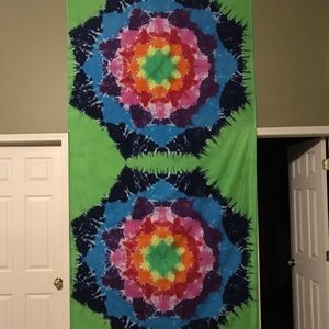 Tie dyed tapestry